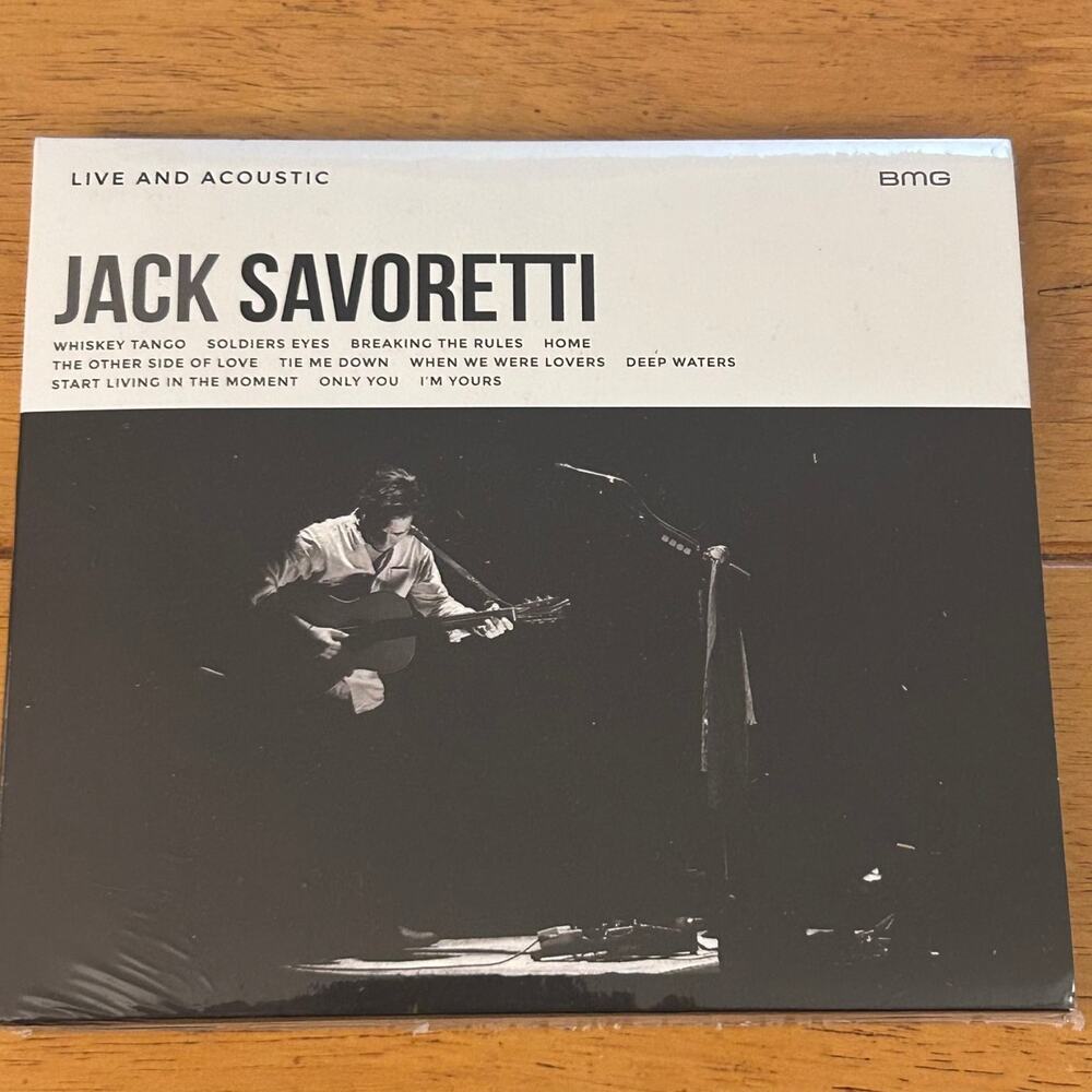 Jack Savoretti – Live And Acoustic CD 2017 Folk Pop BMG New Sealed